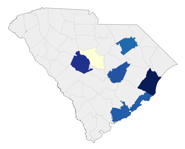 Snowy Owl county map