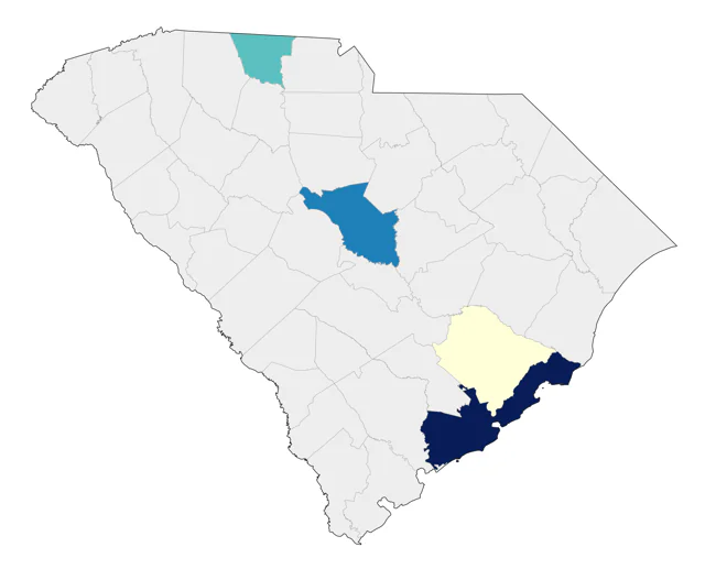 Swan Goose county map