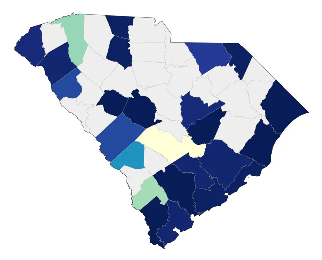 Tundra Swan county map