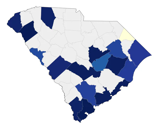 Upland Sandpiper county map