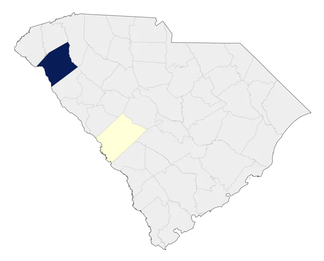 Western Meadowlark county map