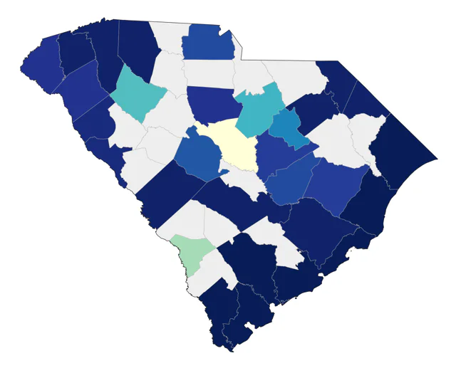 Western Sandpiper county map
