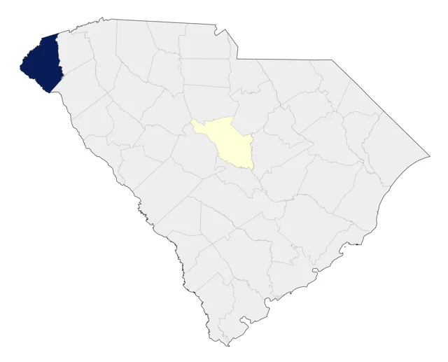 White-winged Crossbill county map