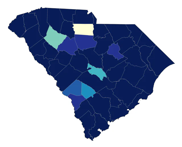 Wilson's Snipe county map