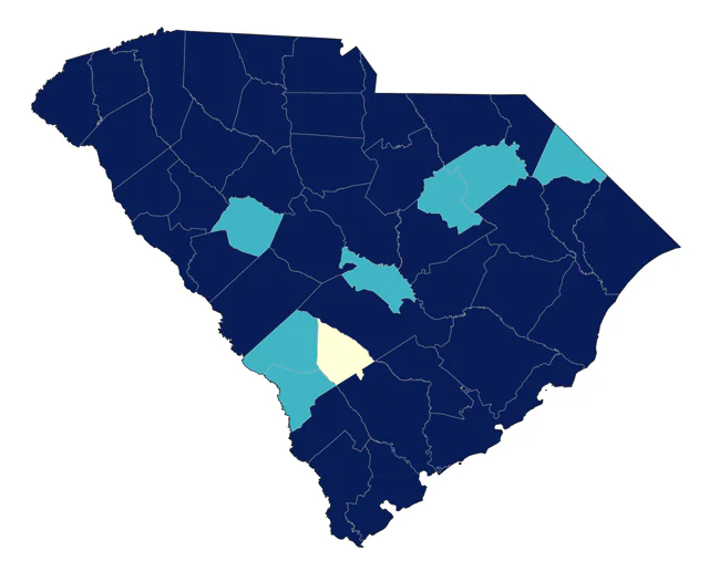 Winter Wren county map