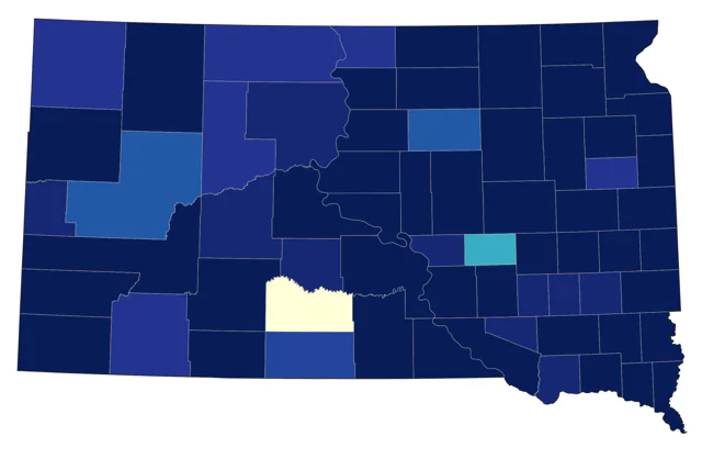 Bank Swallow county map
