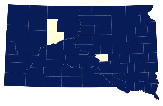Barn Swallow county map