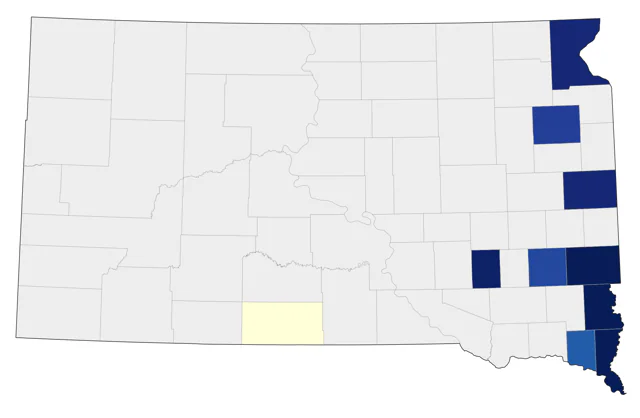 Barred Owl county map