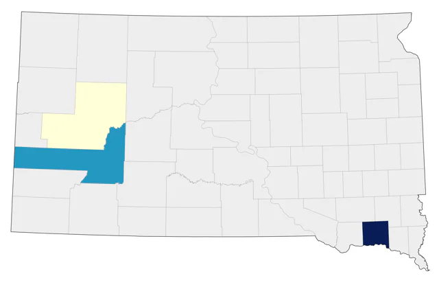 Black-chinned Hummingbird county map