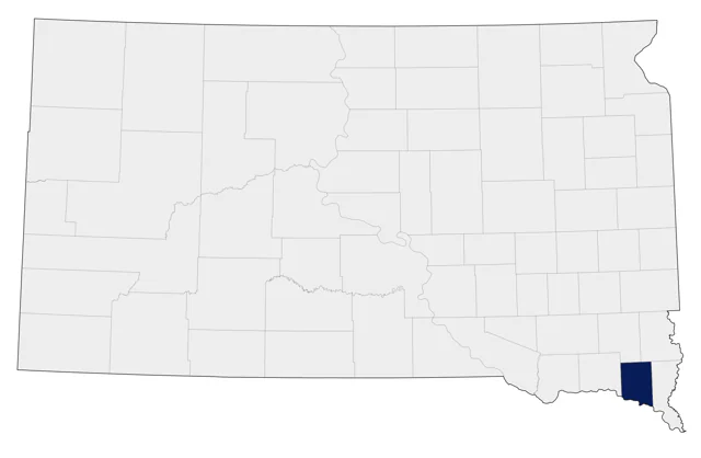 Black-throated Sparrow county map