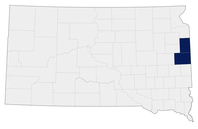 Boreal Chickadee county map