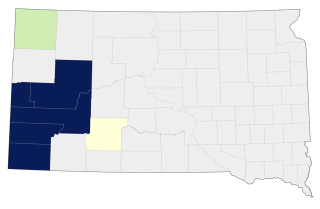 Canyon Wren county map