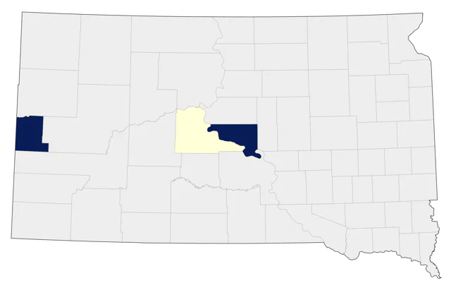 Cassin's Vireo county map