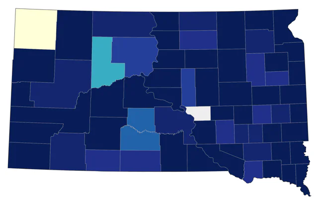 Chimney Swift county map