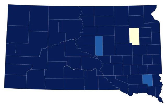Cliff Swallow county map