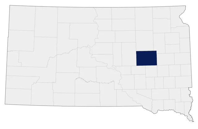 Common Crane county map