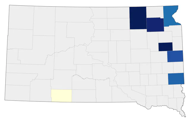 Common Gallinule county map