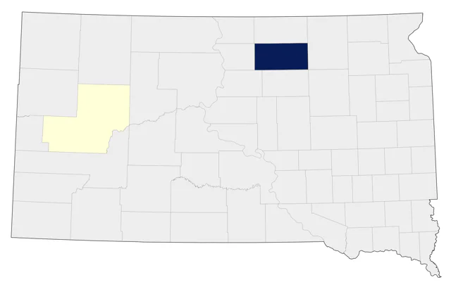 Crested Caracara county map