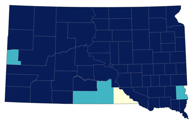 Gadwall county map