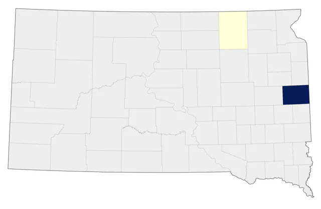 Great Kiskadee county map