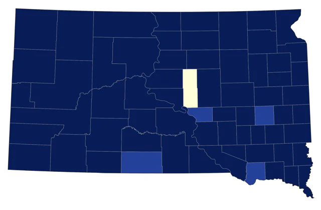 House Finch county map
