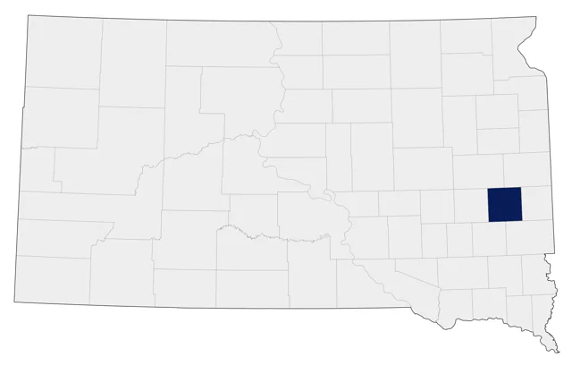 King Rail county map