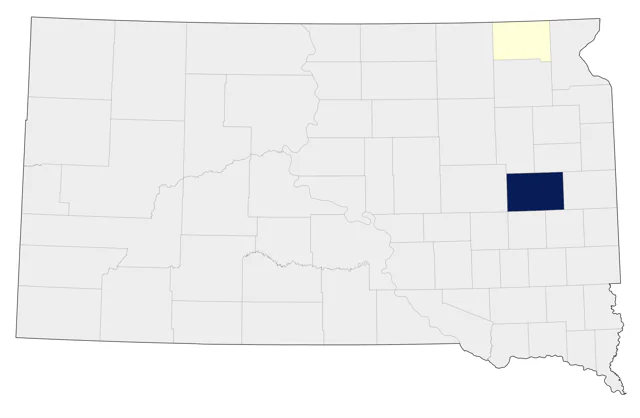 Mottled Duck county map