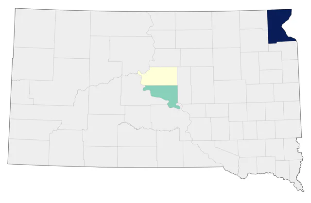 Ruff county map