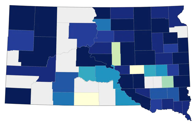 Sanderling county map