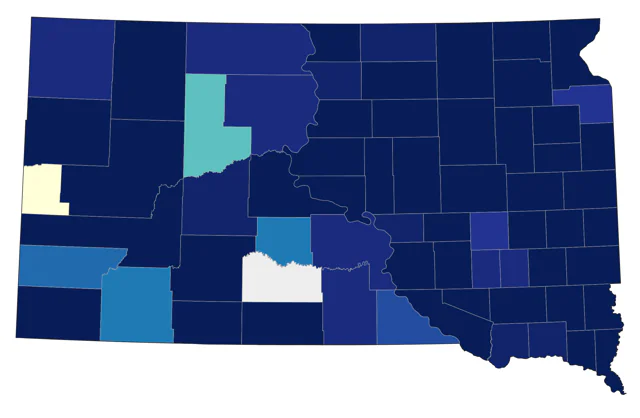 Semipalmated Sandpiper county map