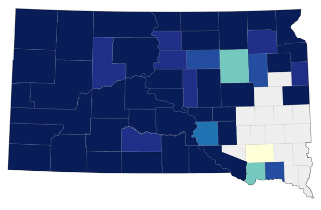 Sharp-tailed Grouse county map
