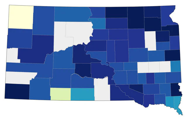 Snowy Owl county map