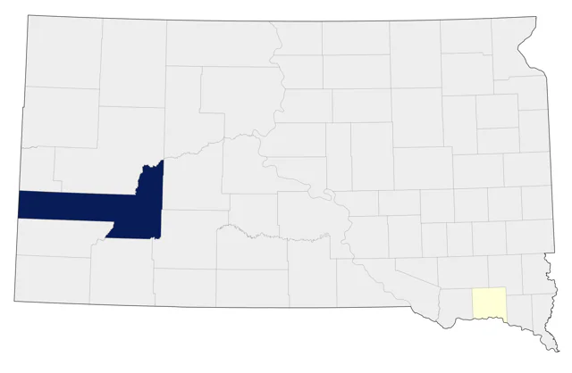 Swan Goose county map