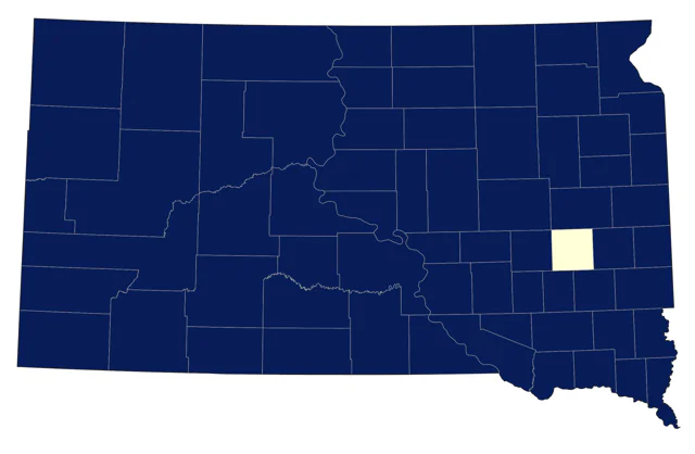 Turkey Vulture county map