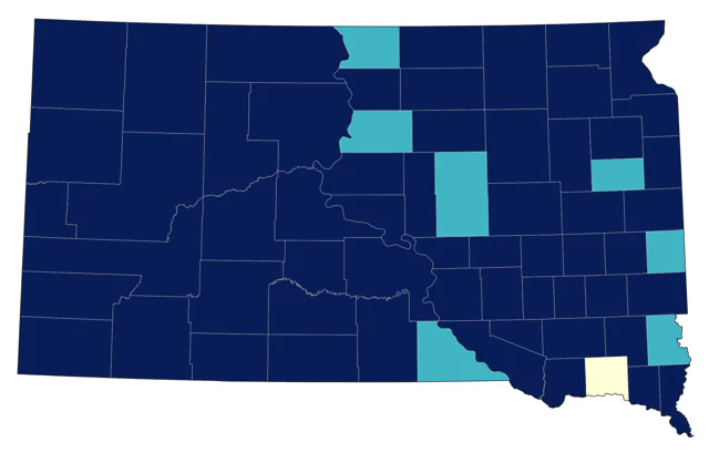 Upland Sandpiper county map