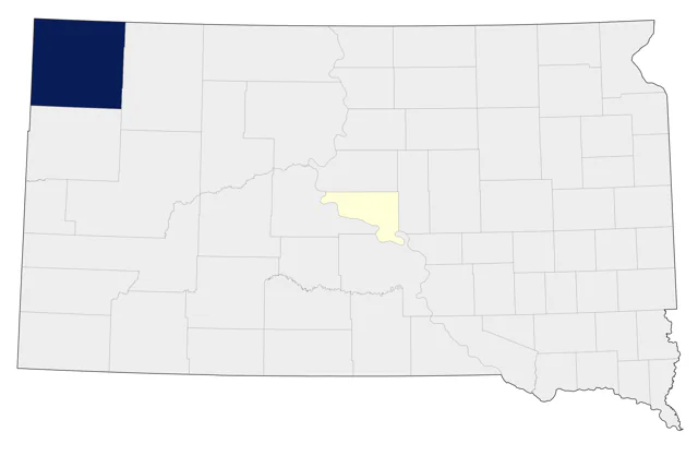 Western Bluebird county map