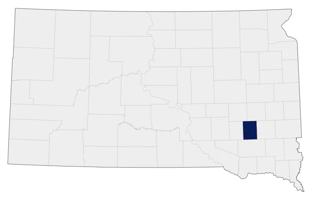 Wood Stork county map