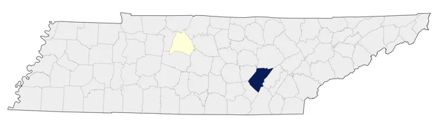Anna's Hummingbird county map