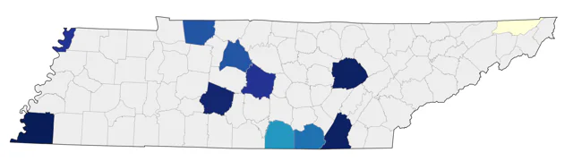 Ash-throated Flycatcher county map