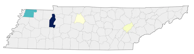 Black-headed Gull county map