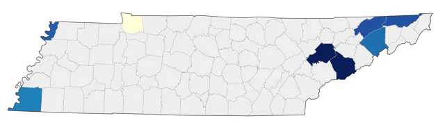 Black Swan county map