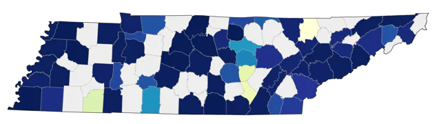 Black Tern county map