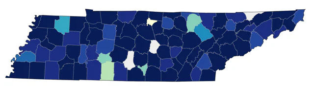 Bufflehead county map