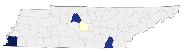 Bullock's Oriole county map