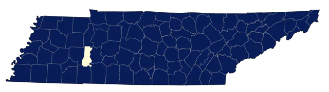Chipping Sparrow county map