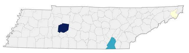 Clapper Rail county map