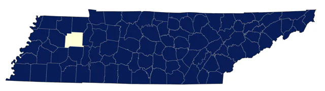 Eastern Meadowlark county map