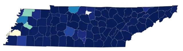 Eastern Whip-poor-will county map