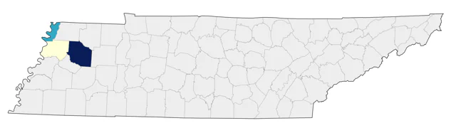 Ferruginous Hawk county map