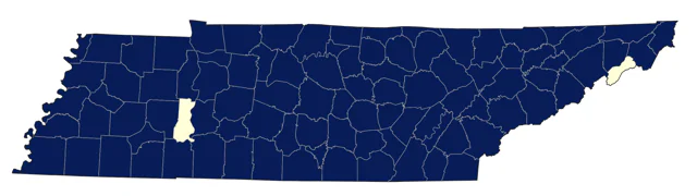 Field Sparrow county map